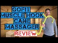 GoFit Muscle Hook Cane Massager Review and Demo