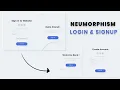 Neumorphism Login Form UI Design using HTML CSS JavaScript Neumorphism CSS Code4education