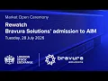 Bravura Solutions admission to AIM