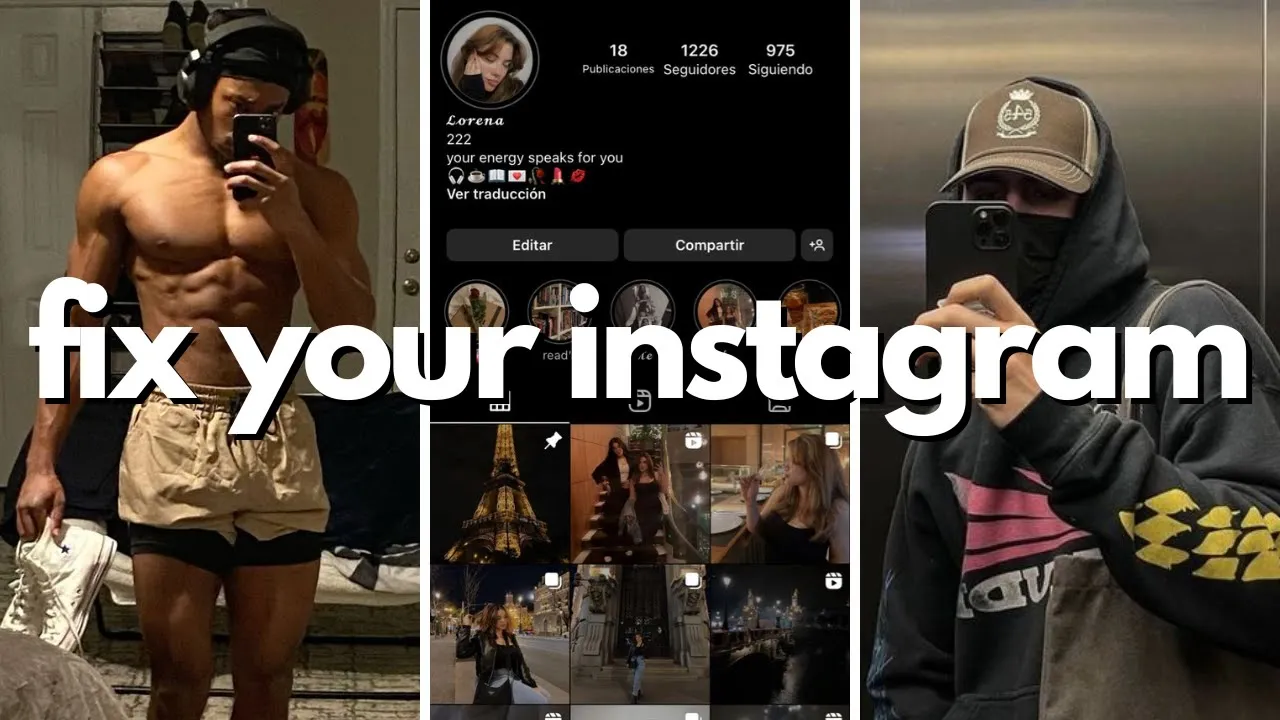 Outline Video how to make an attractive ig profile