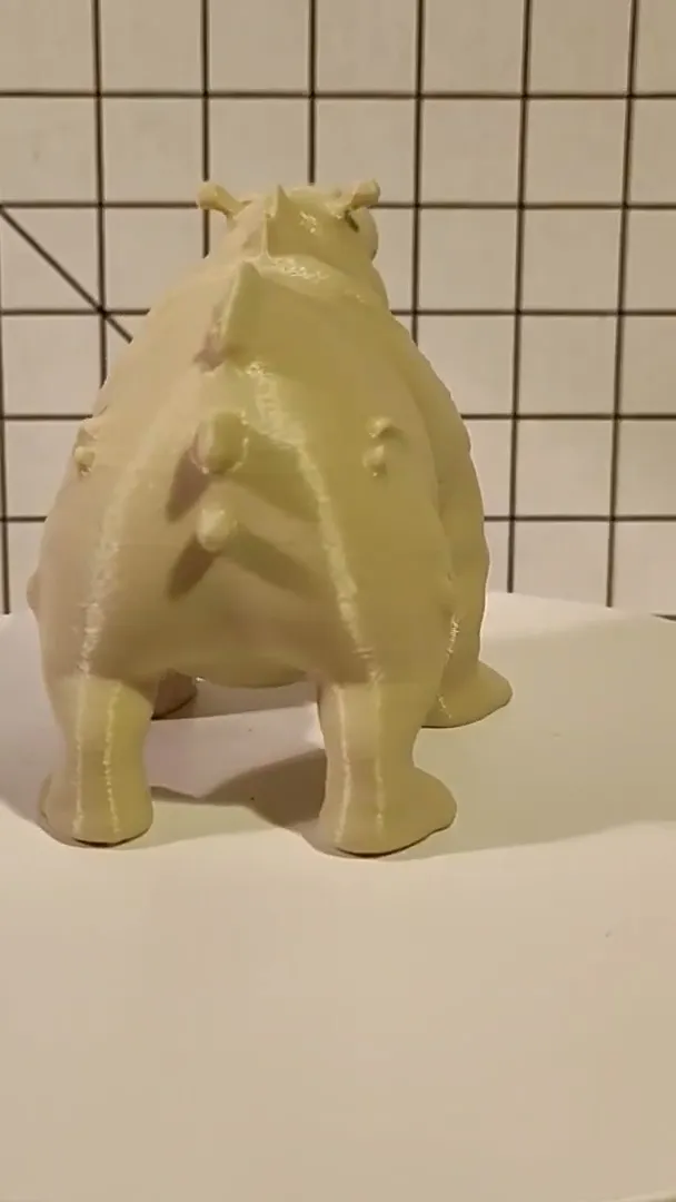 Hippo Creature Model - FREE for personal use