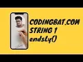 16 Codingbat String 1 endsLy Java coding practice UiBrains by Naveen Saggam