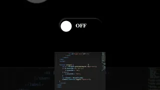 How to make on off toggle html css JavaScript