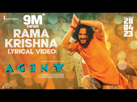 Download MP3 Rama Krishna Lyrical | Agent | Akhil Akkineni | Surender Reddy | Hiphop Tamizha |