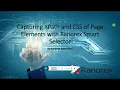 Copy XPath or CSS Path with Ranorex Copy Selector