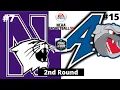 #7 Northwestern vs #15 UNC Asheville - NCAA Basketball 10 Simulation!