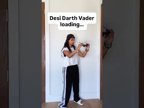 Desi Darth Vader OOTD