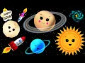 Dancing Planets - Colorful Rockets and Planet Dancing