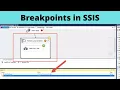 59 Breakpoints in SSIS how to use breakpoints in ssis