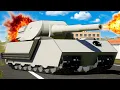 Lagu Huge TANKS Destroy Lego City During Battle!