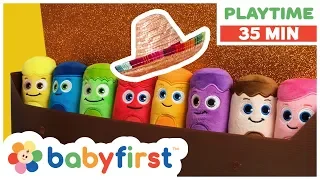 Playtime Coloring for Kids Toddler Learning w Color Crew GooGoo GaaGaa BabyFirst TV