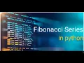 Fibonacci Series in python in Hindi