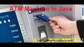 ATM Machine in Java Java Projects Mini Project for Studnets in Java How to Create ATM Machine