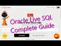 Practice SQL with Oracle Live SQL