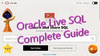 Practice SQL with Oracle Live SQL