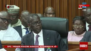 DPG - Réaction de Amadou BA   à l'Assemblée Nationale