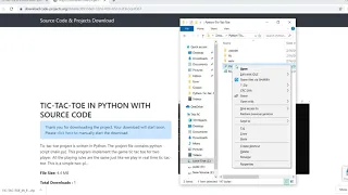Tic-Tac-Toe In PYTHON With Source Code Source Code Projects