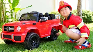 Fire Truck Car Toy with Rescue Play for Kids