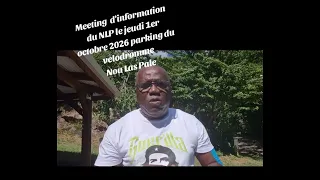 Venez au meeting d'information Nou las palé - Hubert QUIABA