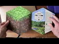 ASMR Show Minecraft Encyclopedia Book Blockopedia full review of every page
