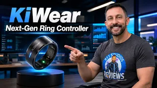 KiWear Next-Gen Ring Controller -  lightweight ring w/ natural gesture control and wellness tracking