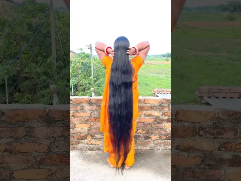 Long hair bun making 🎀 #shorts #youtubeshorts #hairstyle #hairbun #viral #trending #bhojpuri #vlog