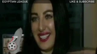 صافيناز تغازل محمد صلاح وتهنىء منتخب مصر بالفوزعلى المغرب على طريقتها الخاصة 