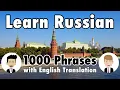 Learn 1000 common everyday phrases in Russian - for Beginners A1 A2 B1