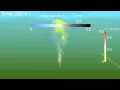 Volcanic eruption with 1M cells -