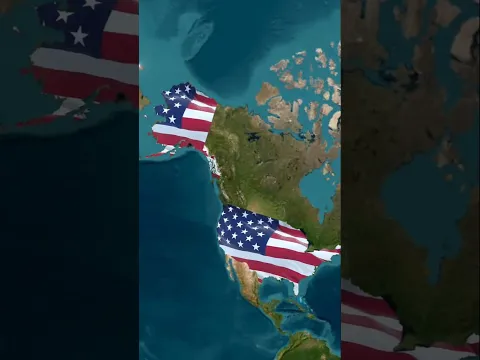 What If Superpowers Collide? Russia vs America! #russia #america #geography #shorts