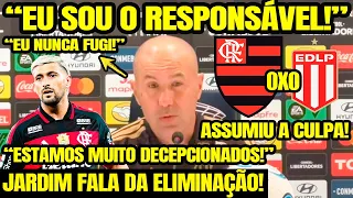 "EU NUNCA FUGI DA RESPONSABILIDADE!" JARDIM ASSUMIU CULPA DA ELIMINAÇÃO DO FLAMENGO NA LIBERTADORES!