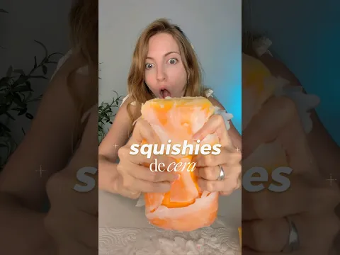 ✨Estrujando SQUISHIES de CERA 🍞 ¿Cuál es tu fav?✨ #ASMR #squishy