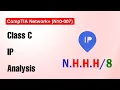 CompTIA Network N10-007 Class C IP Address Analysis