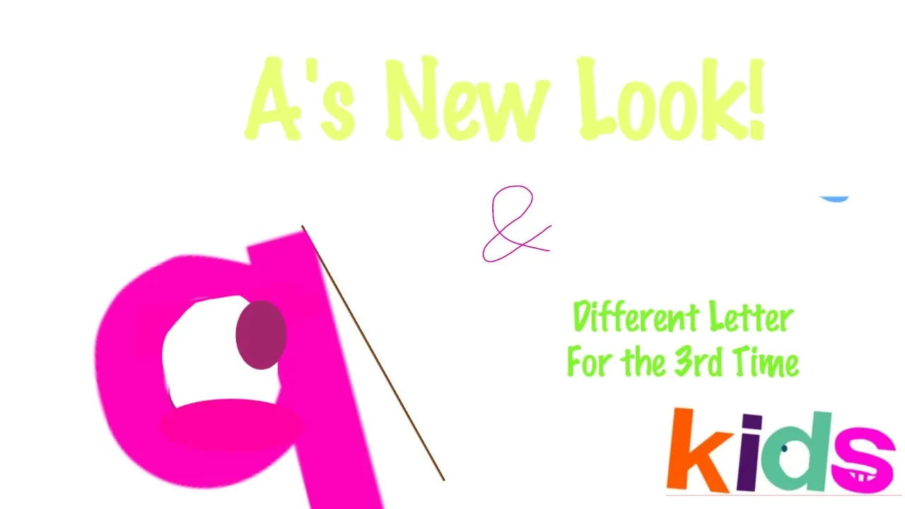 Numberblock55's TVOKids Logo Bloopers Take 9 - A's New Look