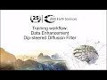 Training workflow Data Enhancement - Dip-steered Diffusion Filter