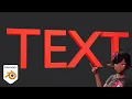 HOW TO CREATE 3D AND 2D TEXT IN BLENDER - BLENDER QUICK TIPS