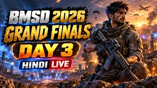 BMSD 2026 Grand Finals Day 3 🔥 Hindi Live Watchparty | BGMI
