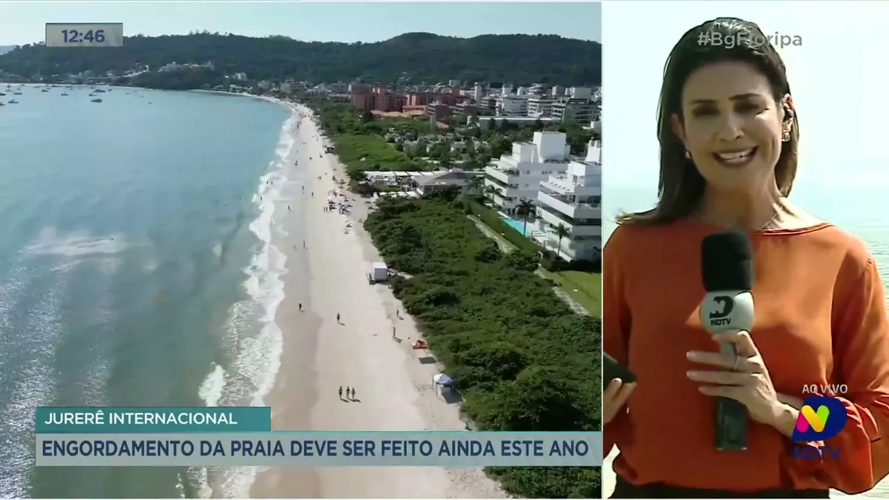 Jurerê Internacional: alargamento da praia deve ser feito ainda este ano