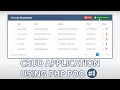 How to make a CRUD application using PHP PDO Lesson 1