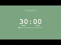 30 Minute Timer Sweet Green Screen Countdown Progress Bar