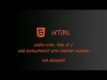 Learn HTML Basic Tags Web Development WIth Masrafi Ahamed