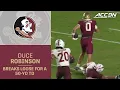 FSU s Duce Robinson Breaks Loose For A 50-Yd Touc own