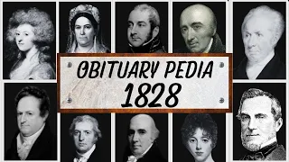 Famous People We ve Lost in 1828 - Obituary in 1828