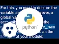 How to create module-wide variables in Python