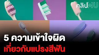 5 ความเข้าใจผิดเกี่ยวกับแปรงสีฟัน | คลิป MU