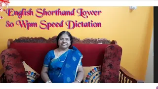 English Shorthand Lower 80 wpm Speed Dictation Question paper