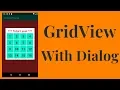 how to create gridview in android