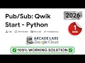 Qwik Start - Python GSP094 Google Arcade Lab GCP