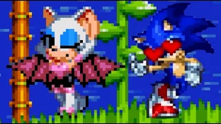 Rouge The Bat in Sonic Mania