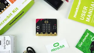 HS1008 Micro bit V2 Board Kit for STEM Education Built-in Sensors LED Matrix Easy Coding